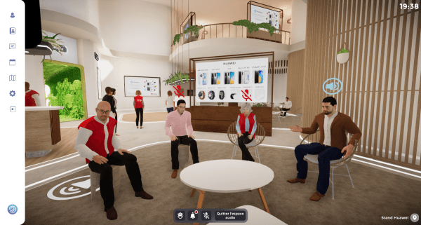 Résultat de la vue interface contextuelle espace discussion du produit